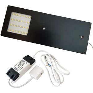 Loops Matt Black 1x Slim Rectangle Under Cabinet Kitchen Light & Driver Kit - Natural White LED Loops Matt Black 1x Slim Rectangle Under Cabinet Kitchen Light & Driver Kit - Natural White LED