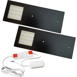 Loops MATT BLACK Ultra-Slim Rectangle Kitchen Light & Driver Kit - Natural White LED Loops MATT BLACK Ultra-Slim Rectangle Kitchen Light & Driver Kit - Natural White LED