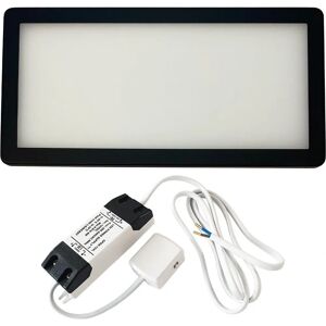 Loops 1x MATT BLACK Ultra-Slim Rectangle Under Cabinet Kitchen Light & Driver Kit - Warm White Diffused LED Loops 1x MATT BLACK Ultra-Slim Rectangle Under Cabinet Kitchen Light & Driver Kit - Warm White Diffused LED