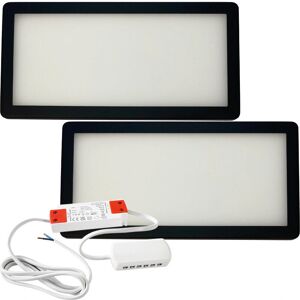Loops 2x Black Under Cabinet LED Light Kit - White Diffused Loops 2x Black Under Cabinet LED Light Kit - White Diffused
