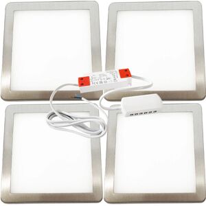 Loops 4x Brushed Nickel Under Cabinet Light - Warm White LED Loops 4x Brushed Nickel Under Cabinet Light - Warm White LED