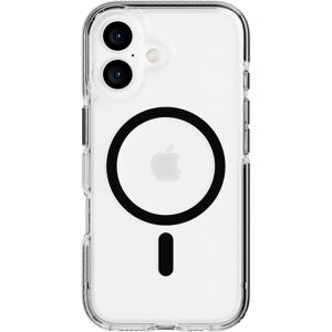 Coque Tech21 EvoClear MagSafe pour iPhone 16 - Noir - Publicité Coque Tech21 EvoClear MagSafe pour iPhone 16 - Noir - Publicité