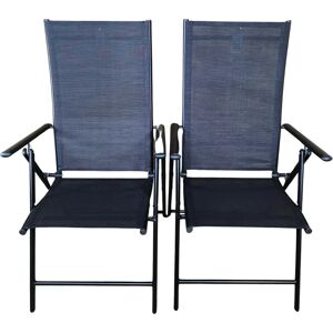 Samuel Alexander 2 x Multi Position High Back Reclining Garden - Garden Chair Samuel Alexander 2 x Multi Position High Back Reclining Garden - Garden Chair