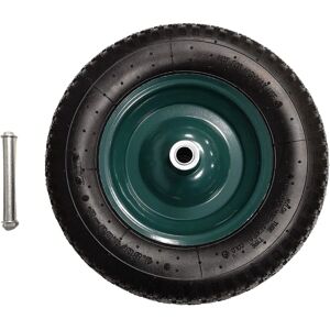 Samuel Alexander Green Heavy Duty Garden Wheelbarrow Wheel 15" x 3.4" - Wheel Samuel Alexander Green Heavy Duty Garden Wheelbarrow Wheel 15" x 3.4" - Wheel