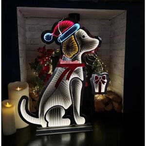 Samuel Alexander 78cm LED Infinity Standing Dog Christmas Decoration - Christmas Decoration Samuel Alexander 78cm LED Infinity Standing Dog Christmas Decoration - Christmas Decoration
