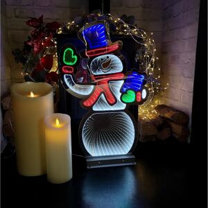 Samuel Alexander Infinity Light Up Snowman - Christmas Decoration Samuel Alexander Infinity Light Up Snowman - Christmas Decoration