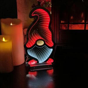 Samuel Alexander Infinity Gonk Light - Red & White LEDs Christmas Decoration Samuel Alexander Infinity Gonk Light - Red & White LEDs Christmas Decoration