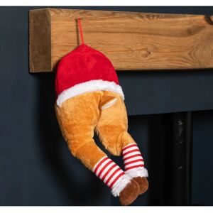 Premier 40cm Battery Operated Animated Door Hanging Reindeer Legs Decoration Premier 40cm Battery Operated Animated Door Hanging Reindeer Legs Decoration