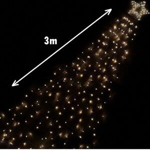 Samuel Alexander 3m Indoor Outdoor Shooting Star Multifunction LED Christmas Decoration - Warm White Samuel Alexander 3m Indoor Outdoor Shooting Star Multifunction LED Christmas Decoration - Warm White