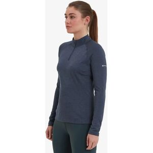 Montane Women's Dart Zip Neck Eclipse Blue - T-Shirt Montane Women's Dart Zip Neck Eclipse Blue - T-Shirt