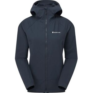 Felpa con cappuccio softshell da donna Montane Tenacity - Blu Eclissi Felpa con cappuccio softshell da donna Montane Tenacity - Blu Eclissi