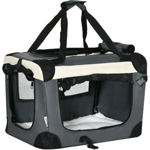 PawHut Foldable Pet Carrier - Grey PawHut Foldable Pet Carrier - Grey