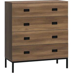 HOMCOM Chest of Drawers - 4 Drawer Storage Bedroom Living Room HOMCOM Chest of Drawers - 4 Drawer Storage Bedroom Living Room