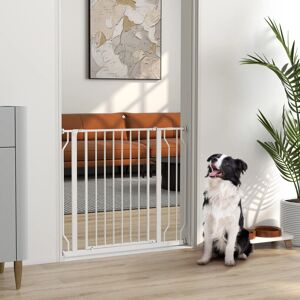PawHut Dog Gate - Adjustable Width 75-95W cm - White - Dog Gate PawHut Dog Gate - Adjustable Width 75-95W cm - White - Dog Gate