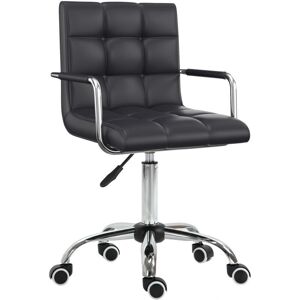 Vinsetto Mid Back Black Office Chair - Swivel, Adjustable, Support Vinsetto Mid Back Black Office Chair - Swivel, Adjustable, Support