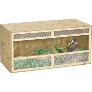 PawHut Reptile Terrarium - Brown, Climbing, Observation, Habitat PawHut Reptile Terrarium - Brown, Climbing, Observation, Habitat