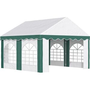 Outsunny Garden Gazebo 4x4m with Sides, Party Tent, Wedding & Events Outsunny Garden Gazebo 4x4m with Sides, Party Tent, Wedding & Events