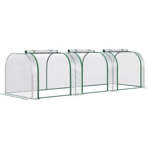 Outsunny Steel Frame Greenhouse - Clear - 295x100x80cm Outsunny Steel Frame Greenhouse - Clear - 295x100x80cm