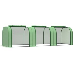 Outsunny Steel Frame Greenhouse - 295x100x80cm - Garden Grow House Outsunny Steel Frame Greenhouse - 295x100x80cm - Garden Grow House