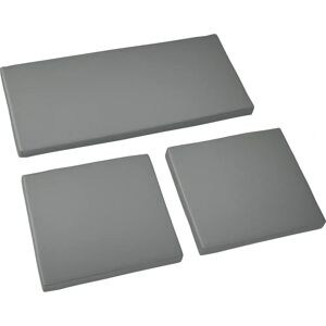 Outsunny Garden Seat Cushion Pads for Rattan Chairs - 3 Piece - Dark Grey Outsunny Garden Seat Cushion Pads for Rattan Chairs - 3 Piece - Dark Grey