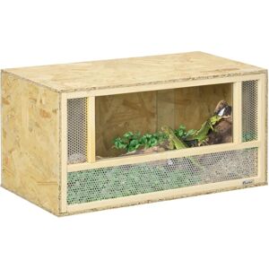 PawHut Reptile Terrarium Vivarium - 80cm, Glass Doors, Mesh PawHut Reptile Terrarium Vivarium - 80cm, Glass Doors, Mesh