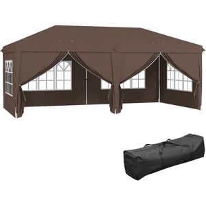 Outsunny 3 x 6 m Sturdy Pop Up Gazebo w/ Windows - Garden Shelter Outsunny 3 x 6 m Sturdy Pop Up Gazebo w/ Windows - Garden Shelter