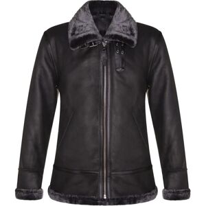 Veste d’aviateur en peau de mouton B3 Infinity Leather - Noir - Taille L - Publicité Veste d’aviateur en peau de mouton B3 Infinity Leather - Noir - Taille L - Publicité