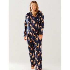 Ensemble de pyjama en satin à motif girafe - Chelsea Peers Curve - Publicité Ensemble de pyjama en satin à motif girafe - Chelsea Peers Curve - Publicité