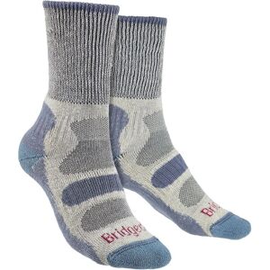 Bridgedale Womens Lightweight Cotton Hiking Socks - Smoky Blue - Size 5-6.5 - Hiking Socks Bridgedale Womens Lightweight Cotton Hiking Socks - Smoky Blue - Size 5-6.5 - Hiking Socks