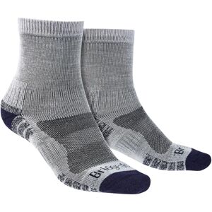 Bridgedale - Mens Hiking Lightweight Merino Socks - Silver / Navy Merino Wool - Size Uk 9-11 Bridgedale - Mens Hiking Lightweight Merino Socks - Silver / Navy Merino Wool - Size Uk 9-11