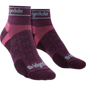 Bridgedale Womens Merino Wool Trail Running Socks - Ultralight - Damson Bridgedale Womens Merino Wool Trail Running Socks - Ultralight - Damson
