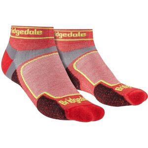 Bridgedale Mens Running Ultralight Sport Low Socks - Red Nylon - Size Uk 12-15 Bridgedale Mens Running Ultralight Sport Low Socks - Red Nylon - Size Uk 12-15