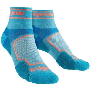 Bridgedale Womens UltraLight Trail Running Socks - Blue - Sport Low Bridgedale Womens UltraLight Trail Running Socks - Blue - Sport Low
