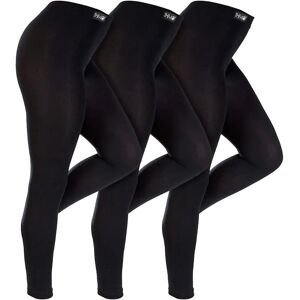 THMO Zwarte Dames Thermoleggings - 3-pack Winter Warm THMO Zwarte Dames Thermoleggings - 3-pack Winter Warm