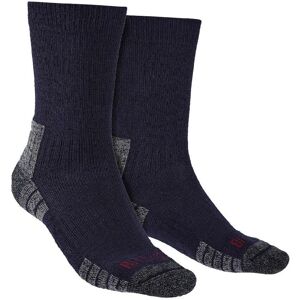 Bridgedale Mens Lightweight Merino Wool Hiking Socks - Navy / Grey - UK 12-15 Bridgedale Mens Lightweight Merino Wool Hiking Socks - Navy / Grey - UK 12-15