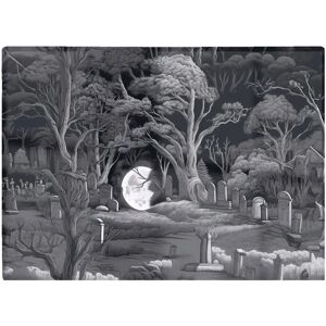 WRT Ltd - Moonlit Cemetery - Toughened Glass - Glass Chopping Board WRT Ltd - Moonlit Cemetery - Toughened Glass - Glass Chopping Board