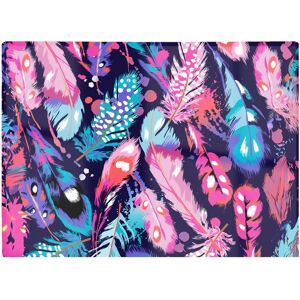 WRT Ltd - Colourful Feathers - Glass - Chopping Board WRT Ltd - Colourful Feathers - Glass - Chopping Board
