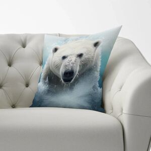 WRT Ltd - Polar Bear Splashart - 45x45 cm - Cushion WRT Ltd - Polar Bear Splashart - 45x45 cm - Cushion