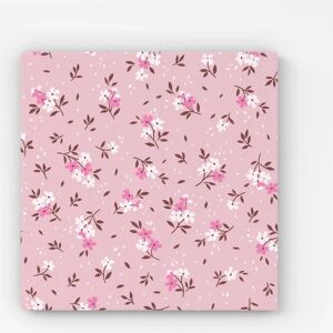 WRT Ltd - Pretty Pink Flower - Pink - 40x40in - Canvas WRT Ltd - Pretty Pink Flower - Pink - 40x40in - Canvas