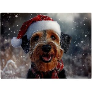 WRT Ltd - Airedale Terrier - 390x285mm - Glass Chopping Board WRT Ltd - Airedale Terrier - 390x285mm - Glass Chopping Board