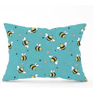 WRT Ltd - Hand Drawn Busy Bees - 60cm x 60cm - Cushion WRT Ltd - Hand Drawn Busy Bees - 60cm x 60cm - Cushion