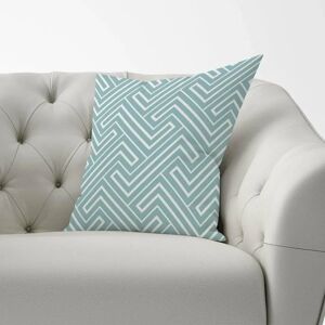 WRT Ltd - 45x45 cm - Blue and White - Geometric - Cushion WRT Ltd - 45x45 cm - Blue and White - Geometric - Cushion