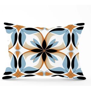 WRT Ltd - Geometric - White Brown Blue - 45x45cm - Cushions WRT Ltd - Geometric - White Brown Blue - 45x45cm - Cushions