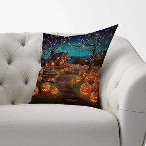 WRT Ltd - Enchanted Halloween Pumpkin Patch - 45x45 cm - Cushions WRT Ltd - Enchanted Halloween Pumpkin Patch - 45x45 cm - Cushions