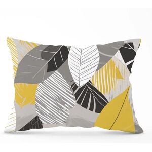 WRT Ltd - Autumn Leaves Cushion - Grey - Yellow - Cushion WRT Ltd - Autumn Leaves Cushion - Grey - Yellow - Cushion