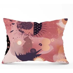 WRT Ltd - Abstract Cushion - Red-Pink - 60x60 - Cushions WRT Ltd - Abstract Cushion - Red-Pink - 60x60 - Cushions
