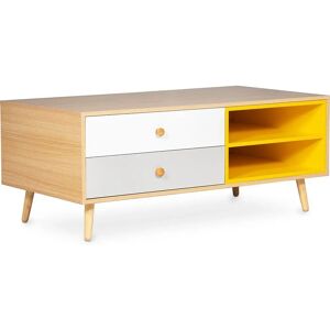 Lenark Natural Pine Scandinavian TV Stand - Storage & Decor Lenark Natural Pine Scandinavian TV Stand - Storage & Decor