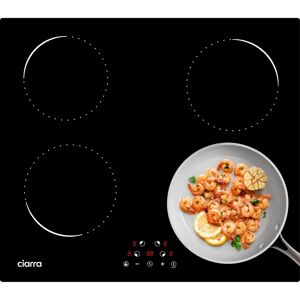 Placa de inducción Ciarra 59cm 6000w con temporizador y control táctil Placa de inducción Ciarra 59cm 6000w con temporizador y control táctil