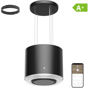 Ciarra schwarze Inselhaube - Intelligente Steuerung - 4 Geschwindigkeiten - 550 m³/h - A+ Ciarra schwarze Inselhaube - Intelligente Steuerung - 4 Geschwindigkeiten - 550 m³/h - A+
