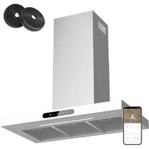 CIARRA VM9102W - Weiß - 900 mm - Dekorative Dunstabzugshaube CIARRA VM9102W - Weiß - 900 mm - Dekorative Dunstabzugshaube
